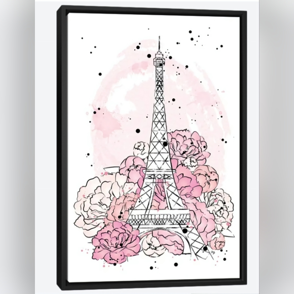 Paris 8 1/2"x11" Framed Wall Art